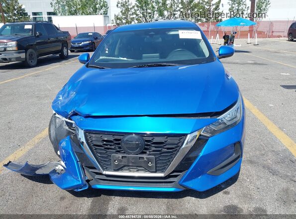 3N1AB8CV0NY288820 2022 NISSAN SENTRA Blue Rear interior view