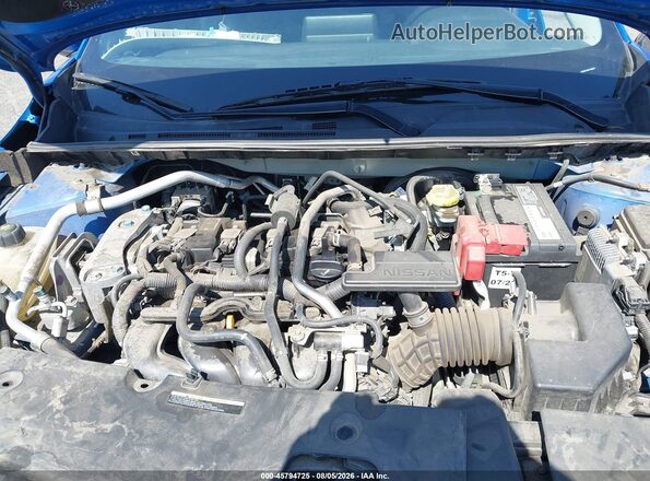3N1AB8CV0NY288820 2022 NISSAN SENTRA Blue Rear view