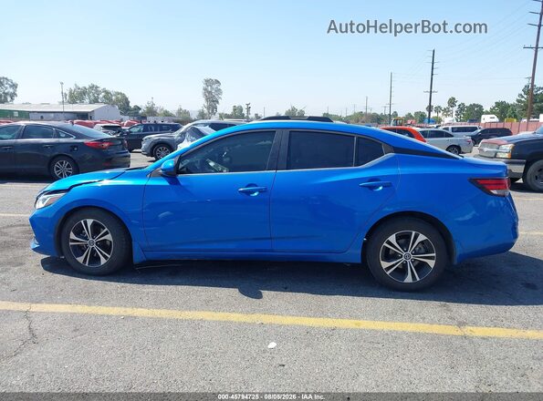 3N1AB8CV0NY288820 2022 NISSAN SENTRA Blue 