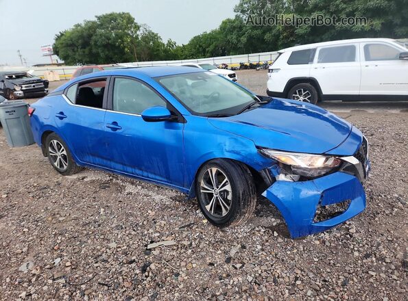 3N1AB8CV0PY290800 2023 NISSAN SENTRA Blue წინა მარჯვენა