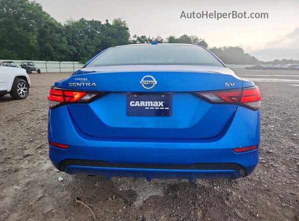 3N1AB8CV0PY290800 2023 NISSAN SENTRA Blue უკანა ხედი