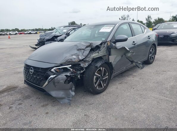 3N1AB8CV0RY208633 2024 NISSAN SENTRA Серый Передняя левая четверть