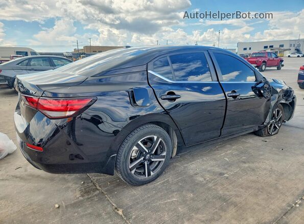 3N1AB8CV0RY257198 2024 NISSAN SENTRA Black Задня права чверть