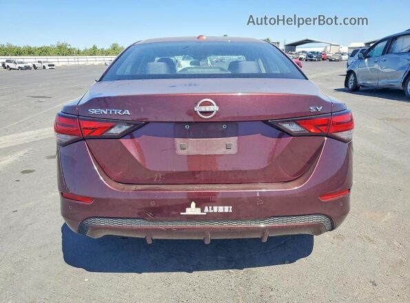 3N1AB8CV0RY275524 2024 NISSAN SENTRA Темно-бордовый Вид сзади
