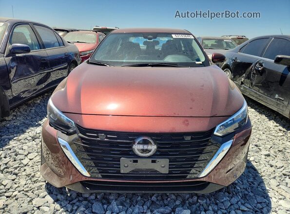 3N1AB8CV0RY275524 2024 NISSAN SENTRA Темно-бордовый Вид спереди