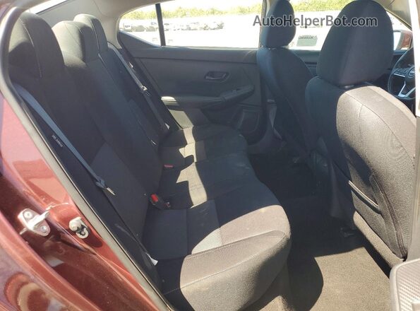 3N1AB8CV0RY275524 2024 NISSAN SENTRA Темно-бордовый Вид задних сидений