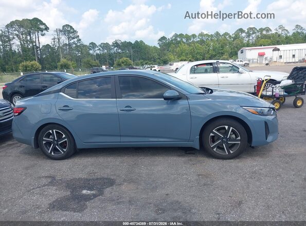3N1AB8CV0RY283705 2024 NISSAN SENTRA Blue Vista interior trasera