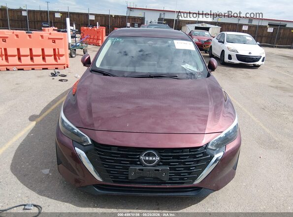 3N1AB8CV0RY340680 2024 NISSAN SENTRA Red Սարքավորումների վահանակի տեսք