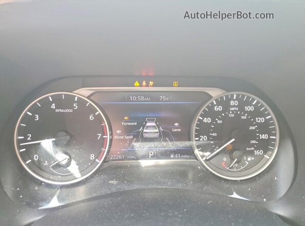 3N1AB8CV0SY204233 2025 NISSAN SENTRA Белый Вид щитка приборов