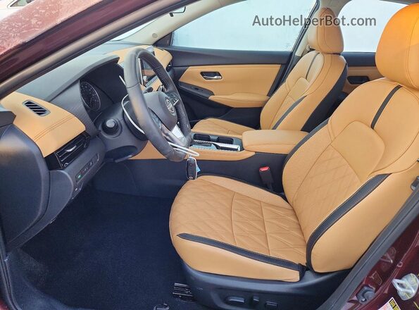 3N1AB8CV0SY212073 2025 NISSAN SENTRA Brown Front interior view