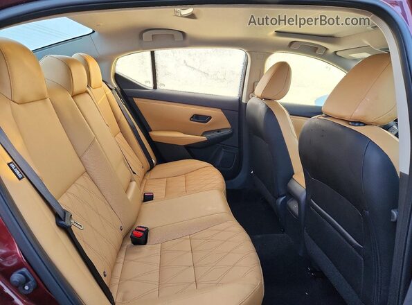 3N1AB8CV0SY212073 2025 NISSAN SENTRA Brown Rear seats view