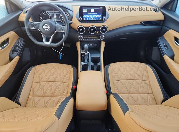 3N1AB8CV0SY212073 2025 NISSAN SENTRA Brown Dashboard view