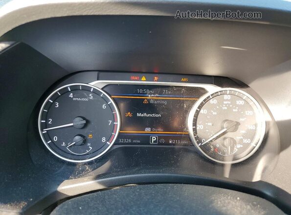 3N1AB8CV0SY229441 2025 NISSAN SENTRA Black Instrument cluster view