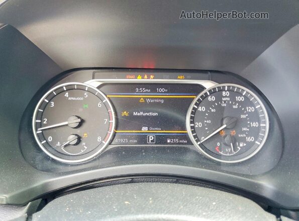3N1AB8CV0SY239502 2025 NISSAN SENTRA Black Instrument cluster view
