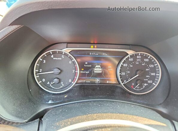 3N1AB8CV0SY259491 2025 NISSAN SENTRA Blue Widok zestawu wskaźników