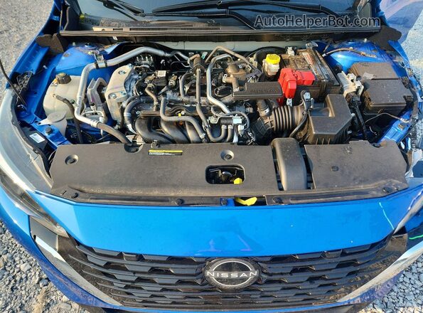 3N1AB8CV0SY259491 2025 NISSAN SENTRA Blue Widok wnętrza z tyłu