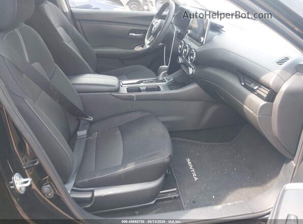 3N1AB8CV0SY291700 2025 NISSAN SENTRA Black Вид салону спереду