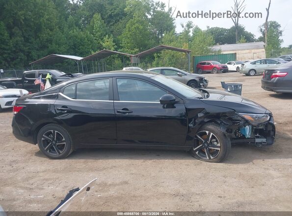 3N1AB8CV0SY291700 2025 NISSAN SENTRA Black Вид задньої частини салону