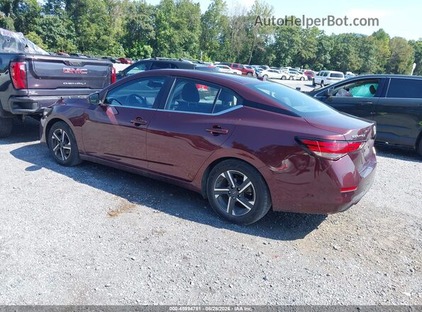 3N1AB8CV0SY292619 2025 NISSAN SENTRA Red Trasero izquierdo