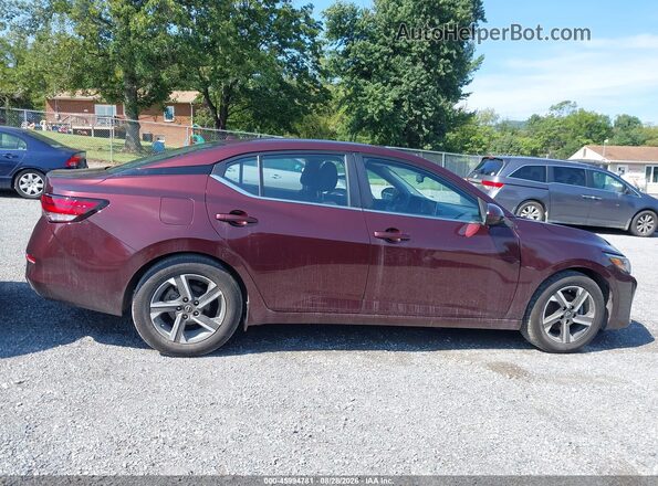 3N1AB8CV0SY292619 2025 NISSAN SENTRA Red Vista interior trasera