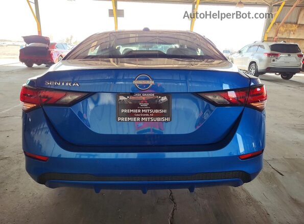 3N1AB8CV0SY293916 2025 NISSAN SENTRA Blue Rear view