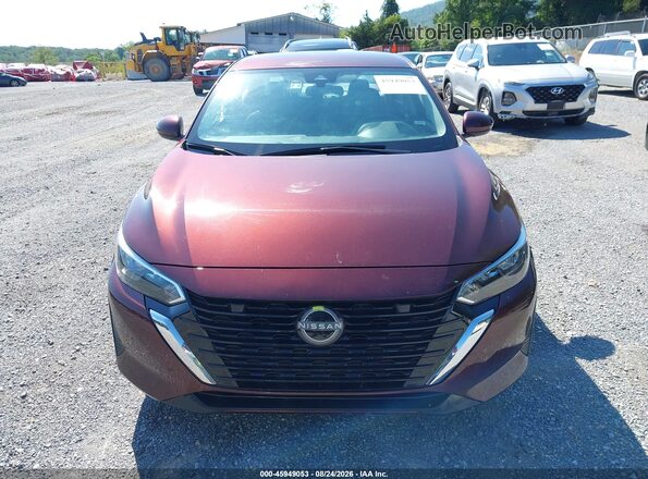 3N1AB8CV0SY294726 2025 NISSAN SENTRA Красный Вид задней части салона