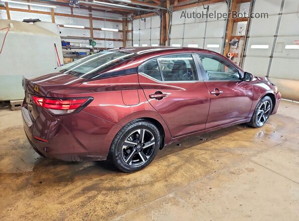 3N1AB8CV0SY311475 2025 NISSAN SENTRA Темно-бордовый Задняя правая четверть