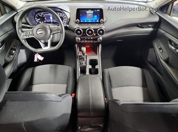 3N1AB8CV0SY311475 2025 NISSAN SENTRA Темно-бордовый Вид панели приборов