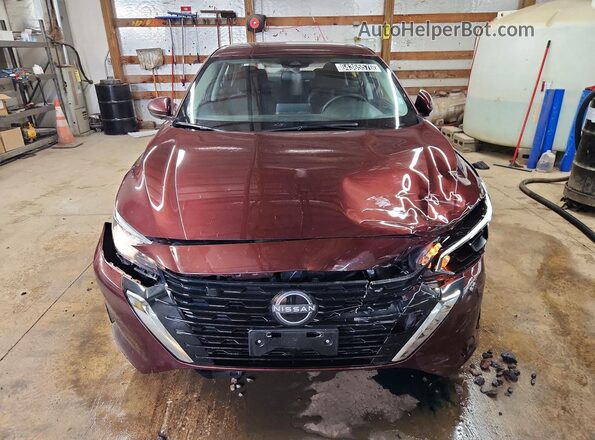 3N1AB8CV0SY311475 2025 NISSAN SENTRA Темно-бордовый Вид спереди