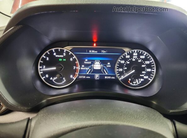 3N1AB8CV0SY311475 2025 NISSAN SENTRA Темно-бордовый Вид щитка приборов