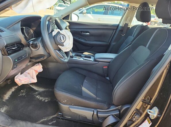 3N1AB8CV0SY329894 2025 NISSAN SENTRA Black წინა სალონის ხედი