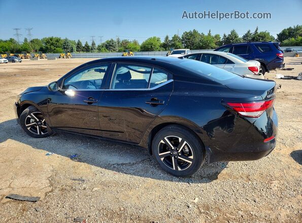 3N1AB8CV0SY329894 2025 NISSAN SENTRA Black უკანა მარცხენა