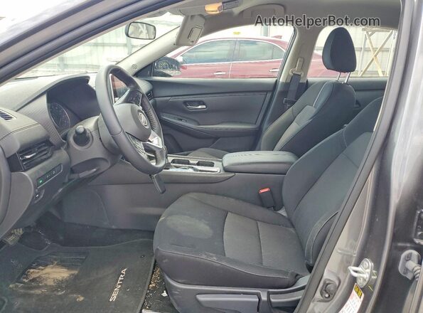 3N1AB8CV0SY338482 2025 NISSAN SENTRA Charcoal წინა სალონის ხედი
