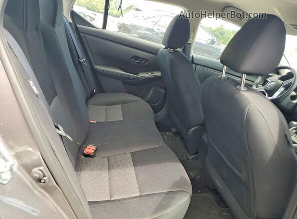 3N1AB8CV0SY338482 2025 NISSAN SENTRA Charcoal უკანა სავარძლების ხედი
