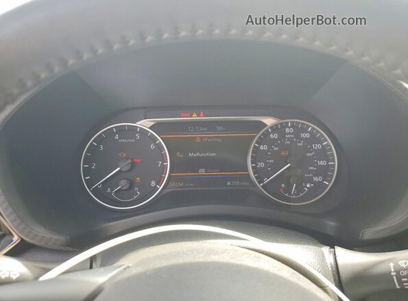 3N1AB8CV0SY351538 2025 NISSAN SENTRA Black Սարքավորումների վահանակի տեսք