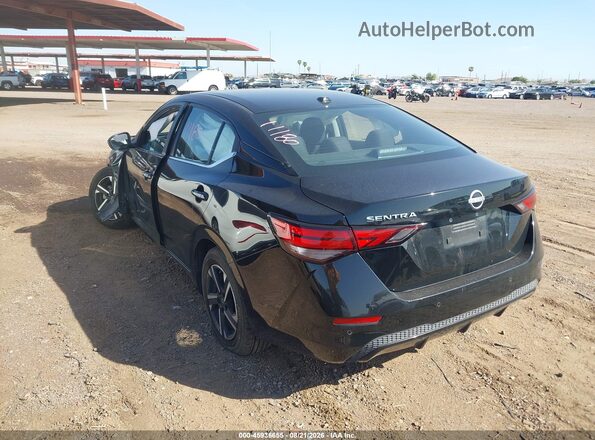 3N1AB8CV0SY371840 2025 NISSAN SENTRA Black Rear left