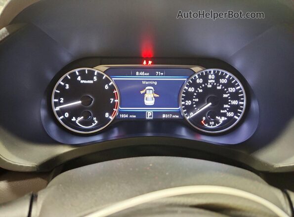 3N1AB8CV0SY417618 2025 NISSAN SENTRA White Widok zestawu wskaźników