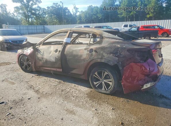 3N1AB8CV1LY220734 2020 NISSAN SENTRA Burn Trasero izquierdo