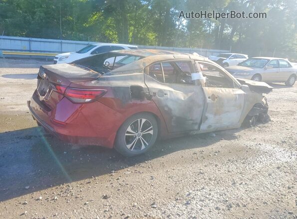 3N1AB8CV1LY220734 2020 NISSAN SENTRA Burn Trasero derecho
