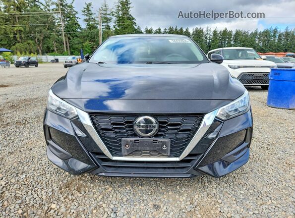 3N1AB8CV1MY209637 2021 NISSAN SENTRA Черный Вид спереди