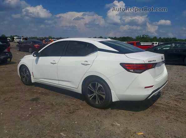 3N1AB8CV1MY224803 2021 NISSAN SENTRA White უკანა მარცხენა
