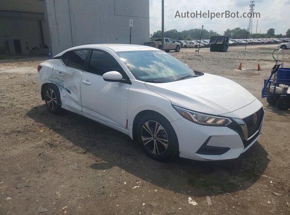 3N1AB8CV1MY224803 2021 NISSAN SENTRA White წინა მარჯვენა