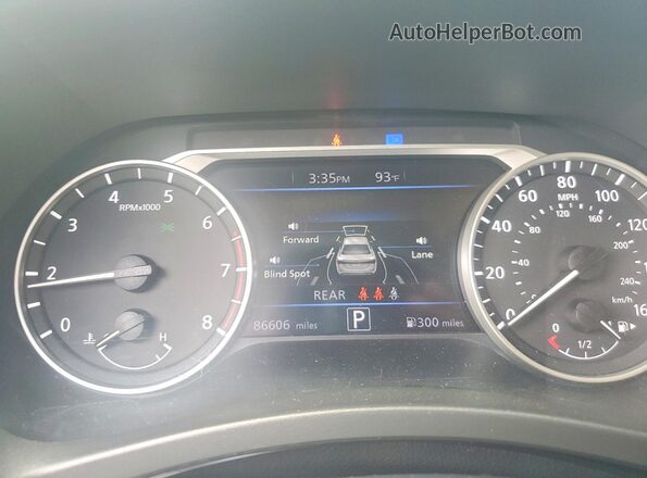 3N1AB8CV1MY224803 2021 NISSAN SENTRA White ხელსაწყოთა პანელის ხედი
