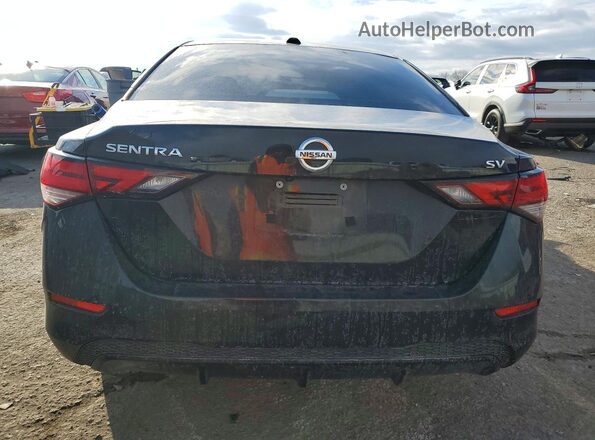 3N1AB8CV1MY264699 2021 NISSAN SENTRA Black Rear view
