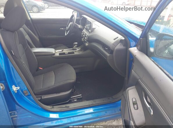 3N1AB8CV1MY303632 2021 NISSAN SENTRA Blue წინა სალონის ხედი