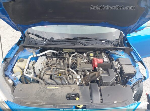 3N1AB8CV1MY303632 2021 NISSAN SENTRA Blue უკანა ხედი