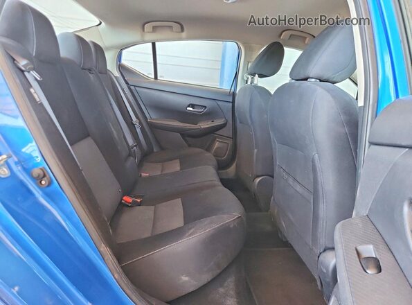 3N1AB8CV1MY309897 2021 NISSAN SENTRA Blue Rear seats view