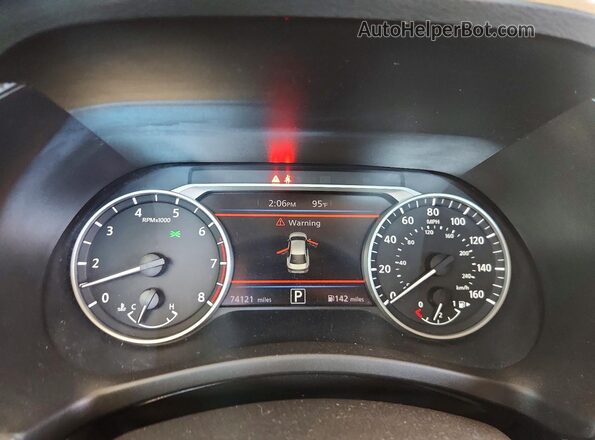 3N1AB8CV1MY309897 2021 NISSAN SENTRA Blue Instrument cluster view