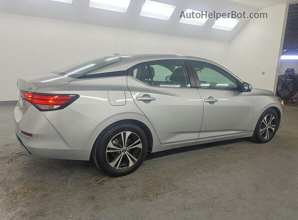 3N1AB8CV1MY310578 2021 NISSAN SENTRA Silver Առջևի վահանակի տեսք