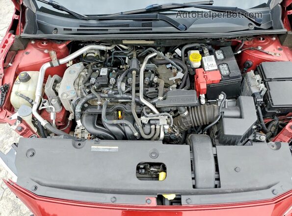 3N1AB8CV1MY319782 2021 NISSAN SENTRA Red Вид задньої частини салону
